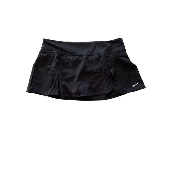 Nike‎ Black Swim Boardskirt Women's Swimsuit Bottoms Size L NWT $56 - Picture 1 of 5